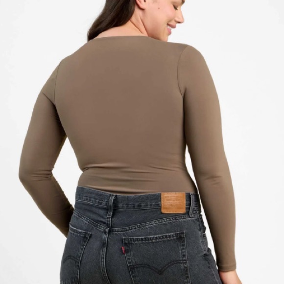 NUUDS long sleeve crew neck body suit - Picture 3 of 6